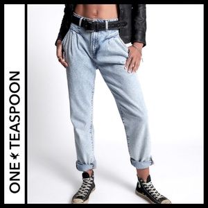 NWT One Teaspoon Kansas Acid High Waist Jeans
